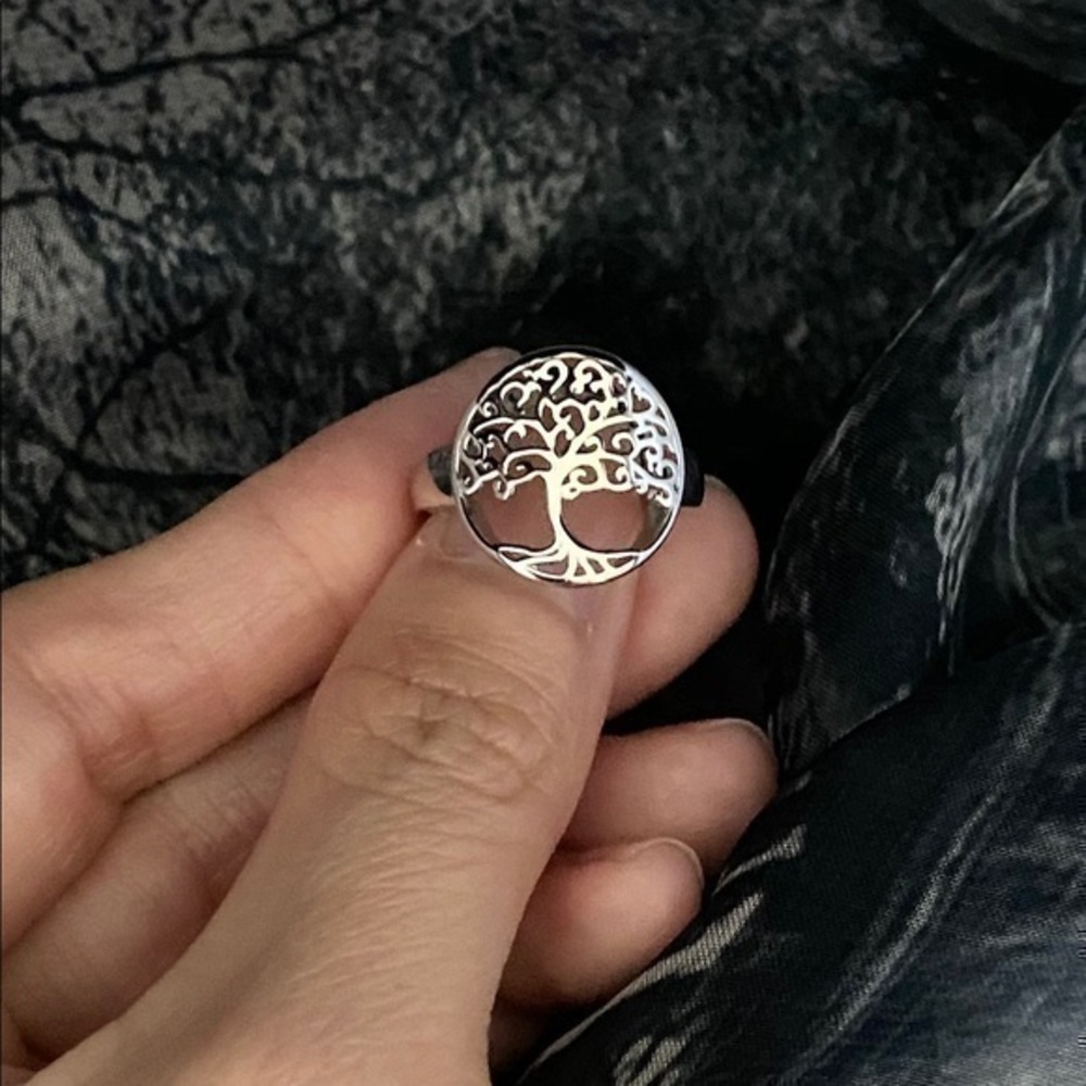 925 Sterling Silver Tree of Life Ring